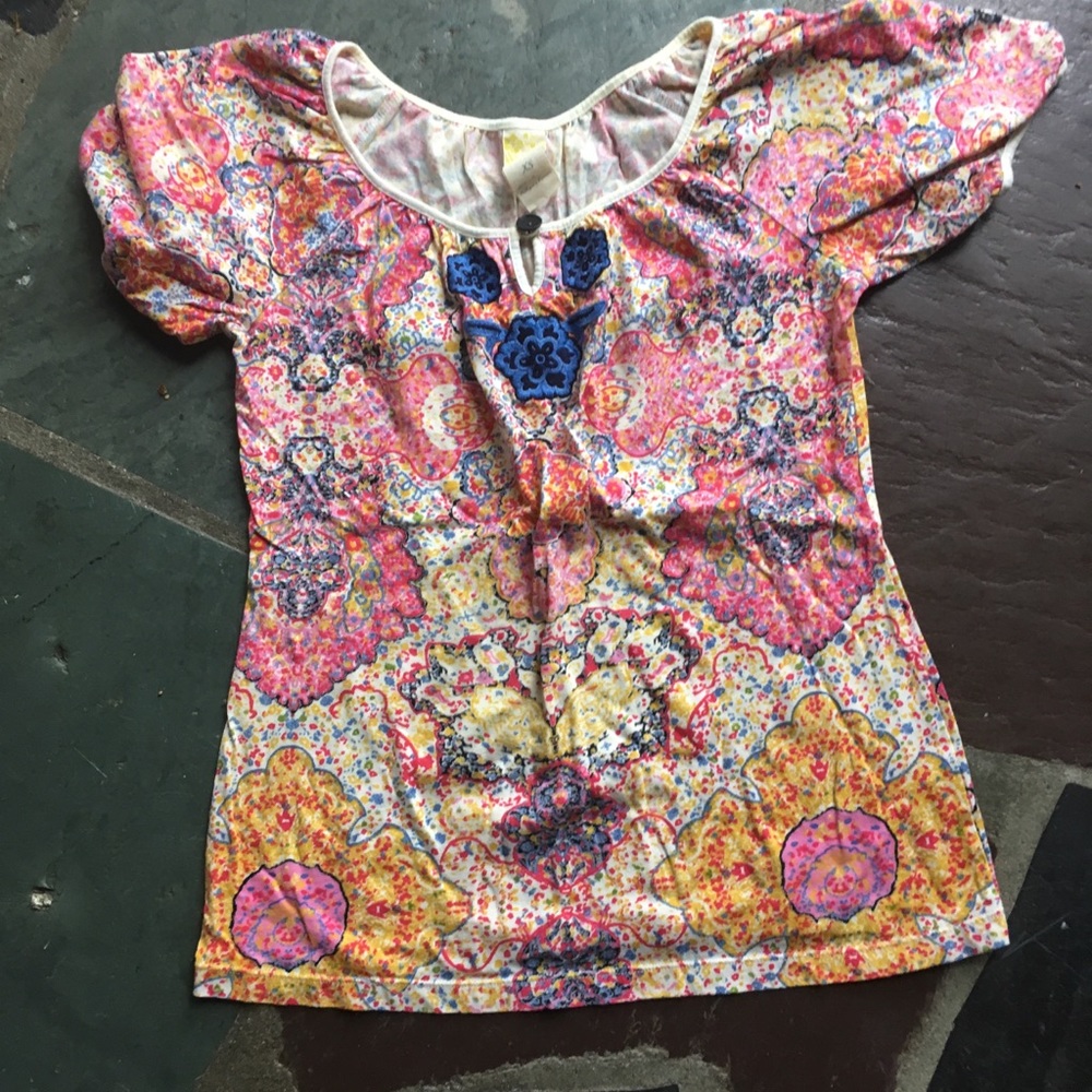Patterned Anthro tee